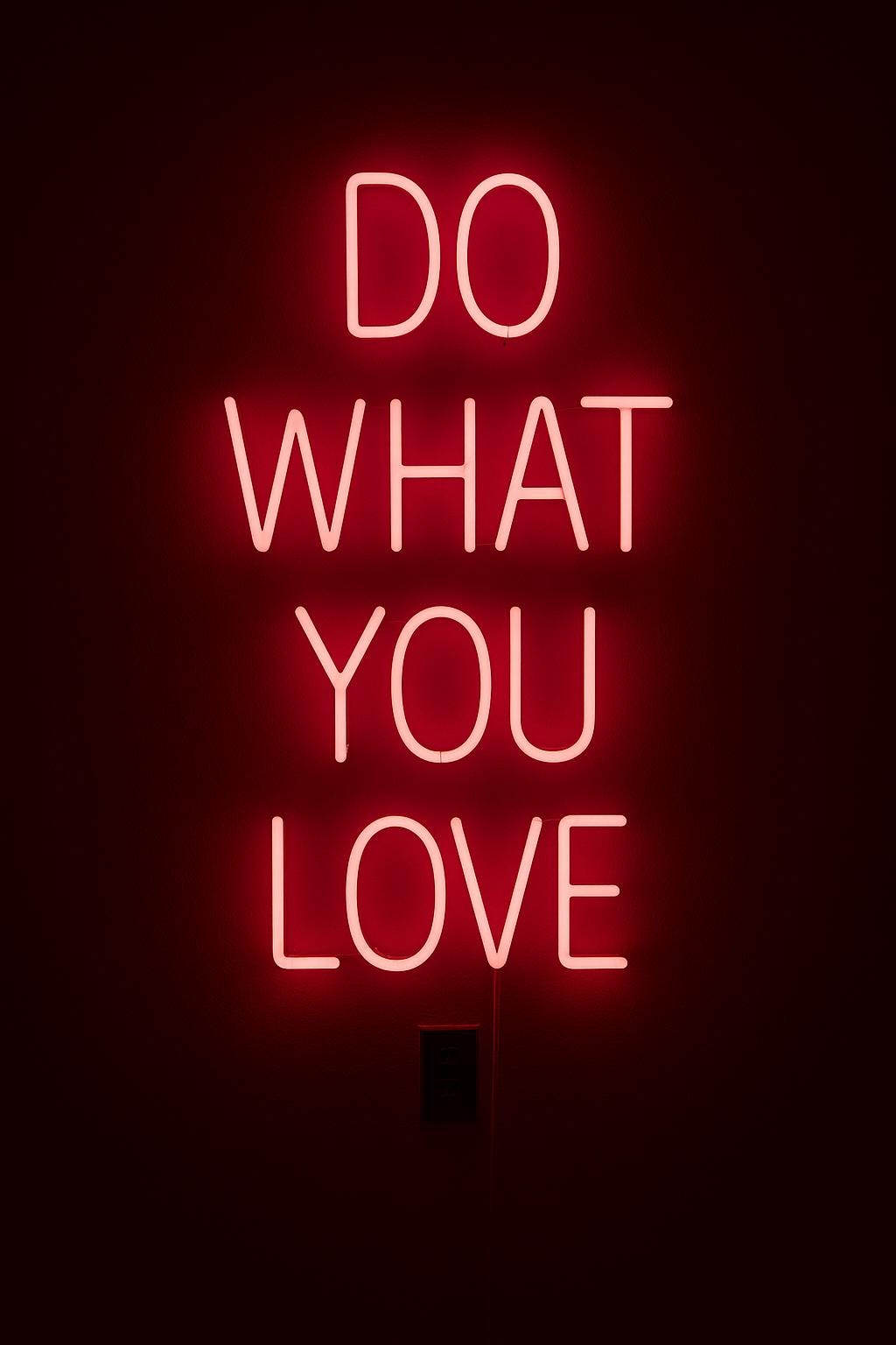 Personalised Neon Quote Poster | Custom Neon Sign Art | Multiple Sizes A5–A1 | Pink Red Neon Wall Print | Home Decor | Glow Effect Print - Doublenightprints