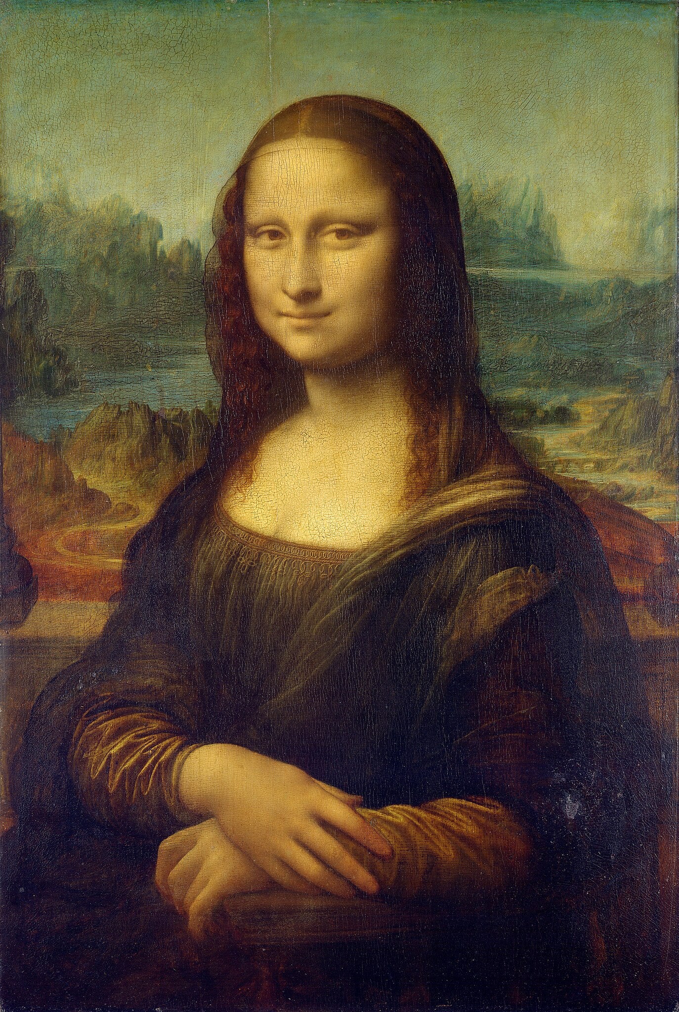 Mona Lisa Poster – Abstract Reproduction Wall Art (A1–A4, Portrait) - Doublenightprints