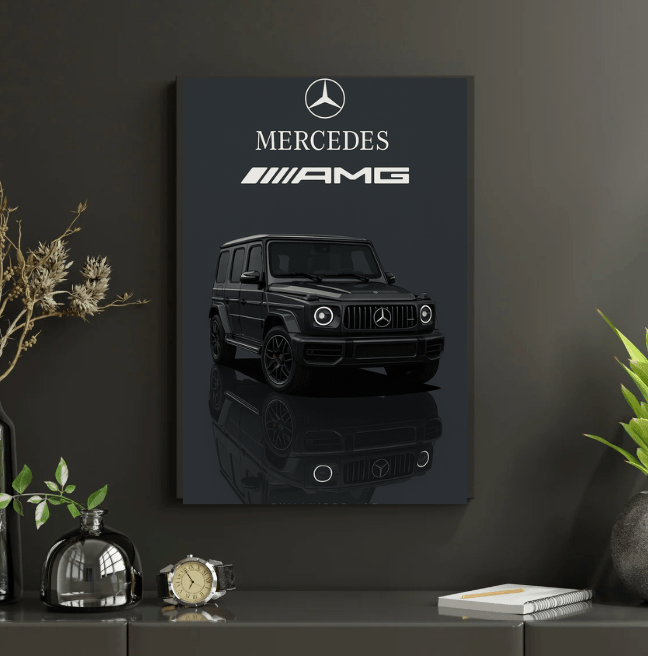 G wagon cartoon Poster - Car enthusiast Wall art - Custom Car Poster (Digital Download)) - Doublenightprints