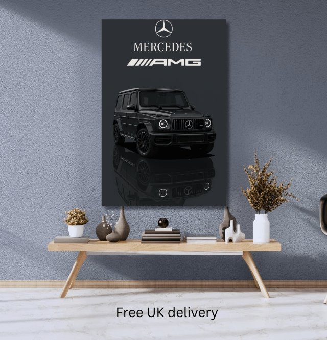 G wagon cartoon Poster - Car enthusiast Wall art - Custom Car Poster (Digital Download)) - Doublenightprints