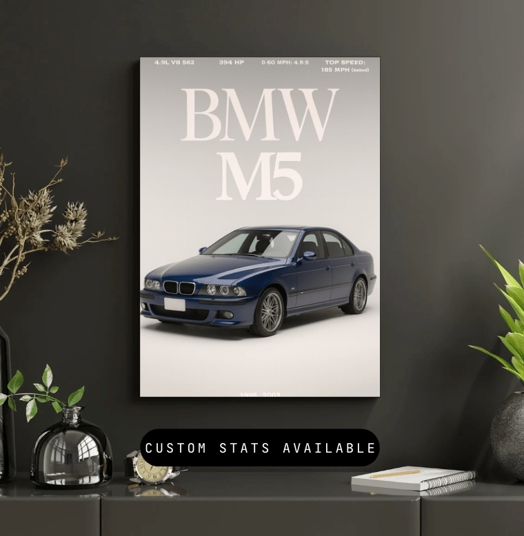BMW M5 E39 — Studio Poster - Doublenightprints