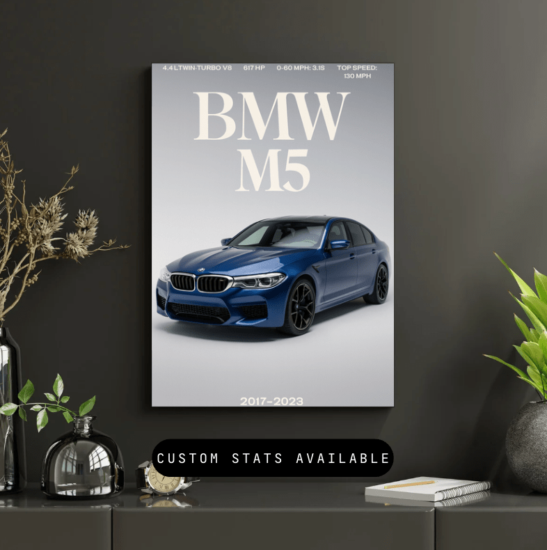 F90 M5 — Studio Poster - Doublenightprints