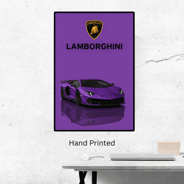 Lamborghini — Studio Poster - Premium Car Wall Art - Doublenightprints