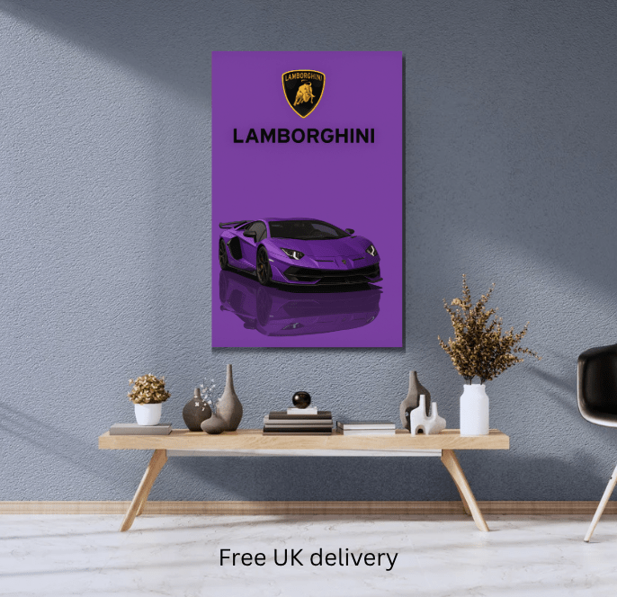 Lamborghini — Studio Poster - Premium Car Wall Art - Doublenightprints