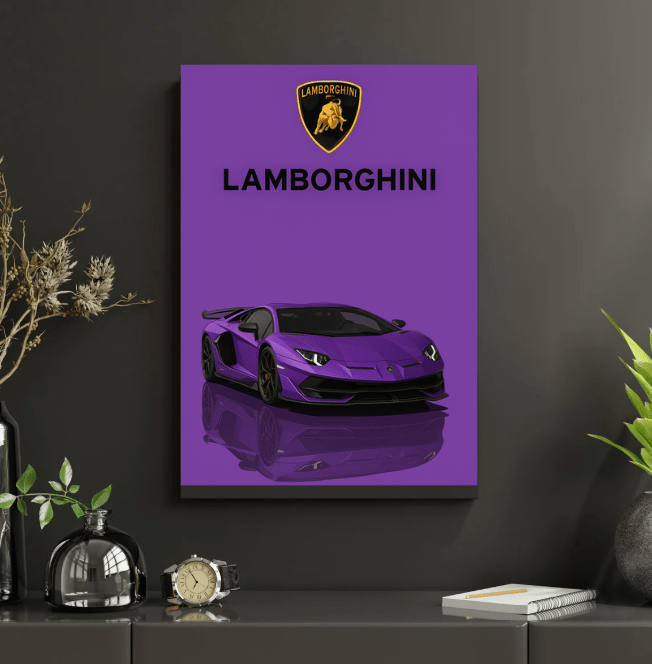 Lamborghini — Studio Poster - Premium Car Wall Art - Doublenightprints