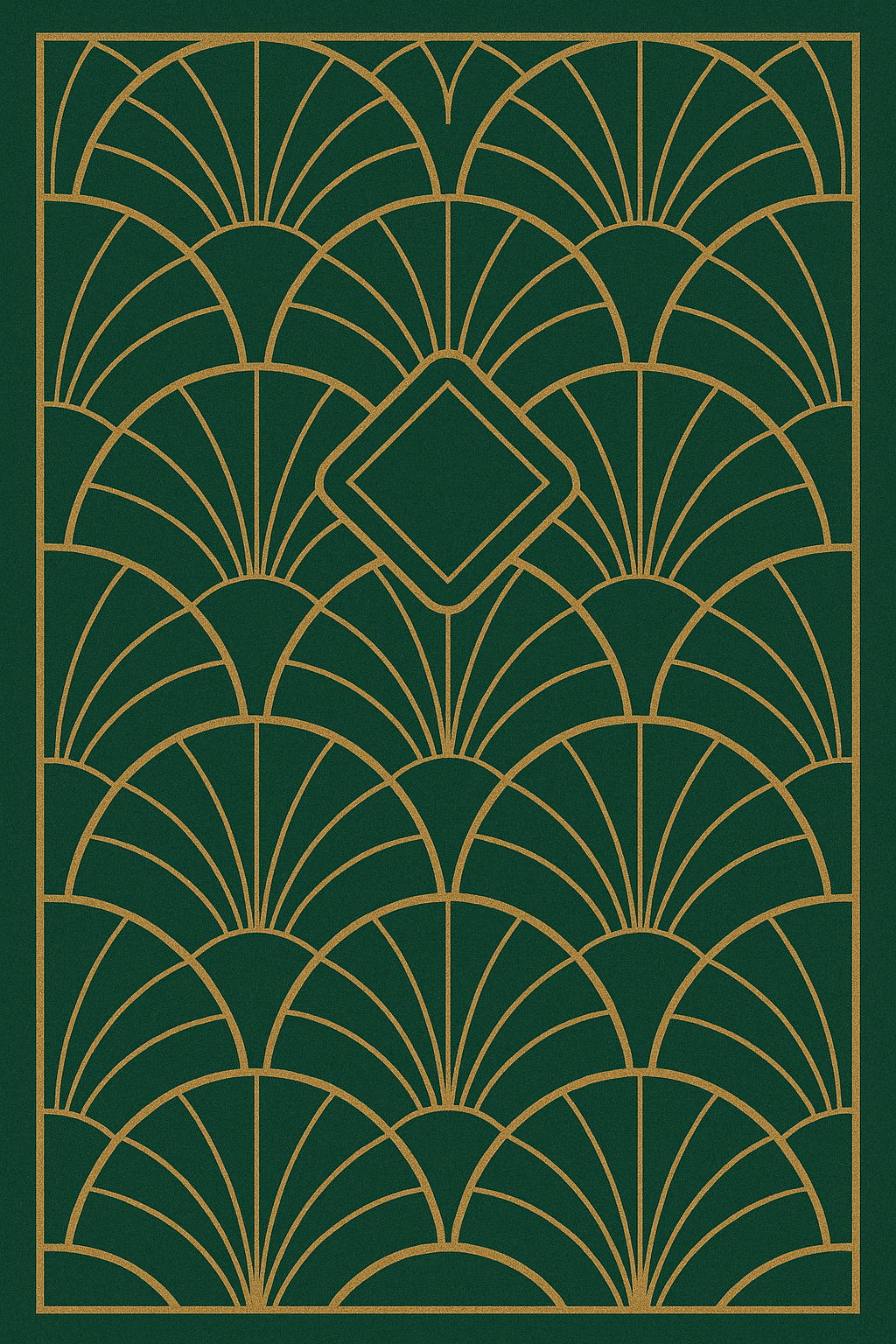 Art Deco No. 2 — Fan Scallops - Doublenightprints
