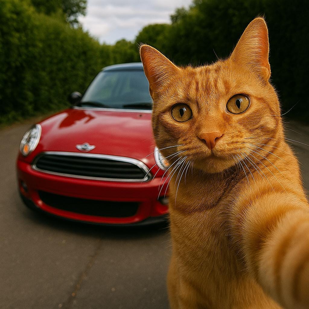 Personalised Car and pet portrait poster - Any custom car image - Message for inquires posters are fully customisable - Doublenightprints