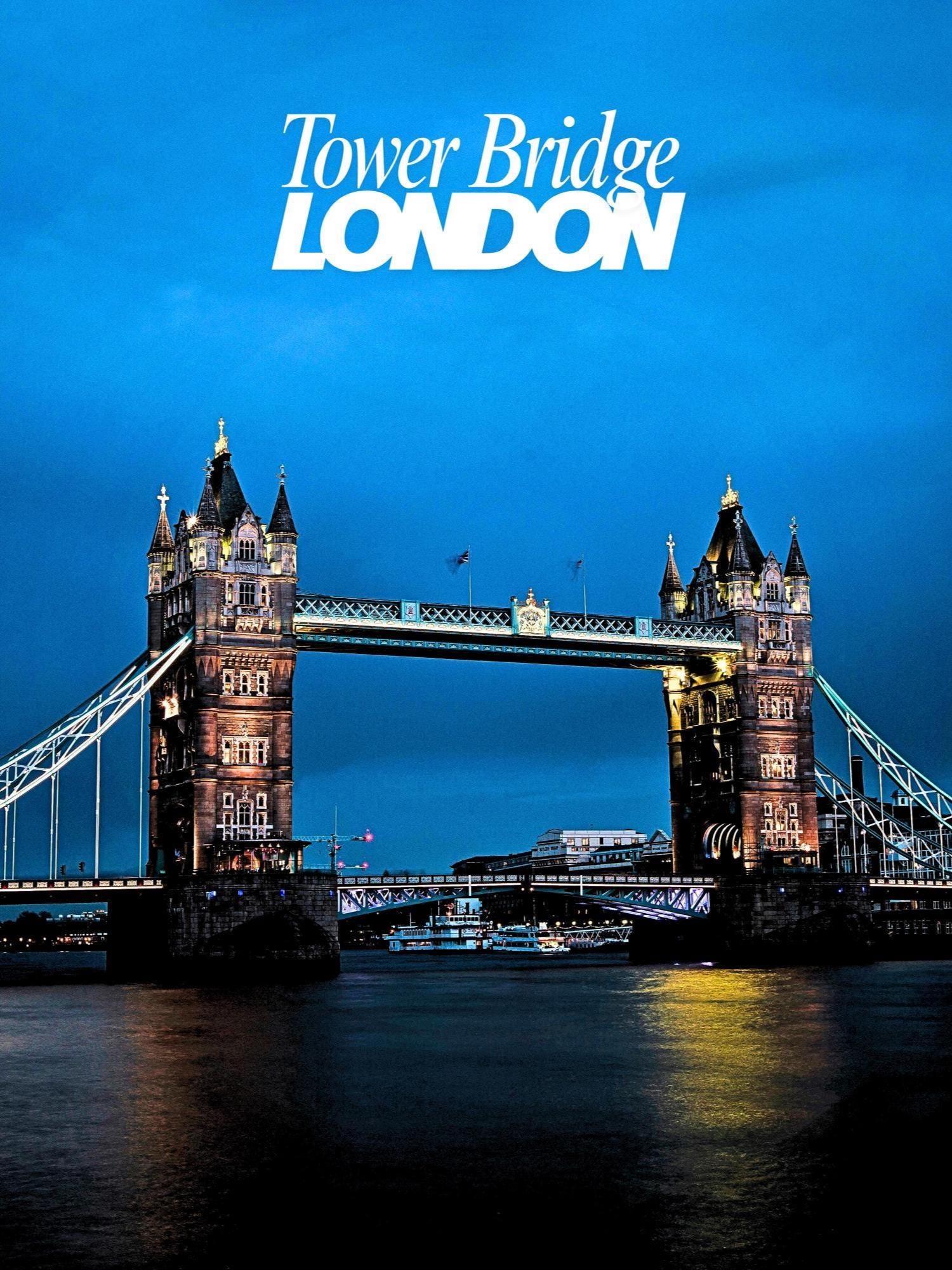 Tower Bridge London Night Skyline Poster – Iconic UK Landmark Wall Art | Travel Photography Print | A4 to A1 Satin Finish - Doublenightprints