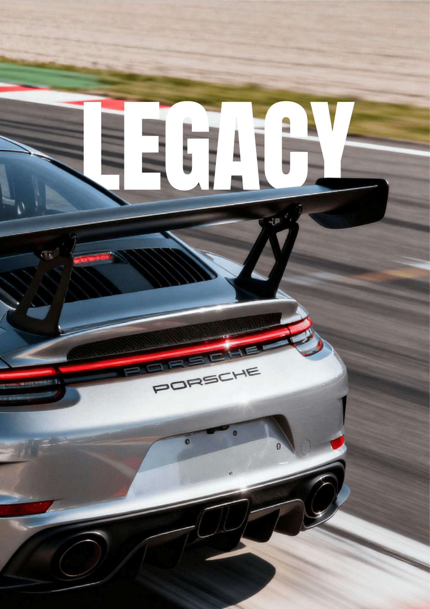 Porsche Motivational Poster – Legacy. (Luxury Car Wall Art) - Doublenightprints