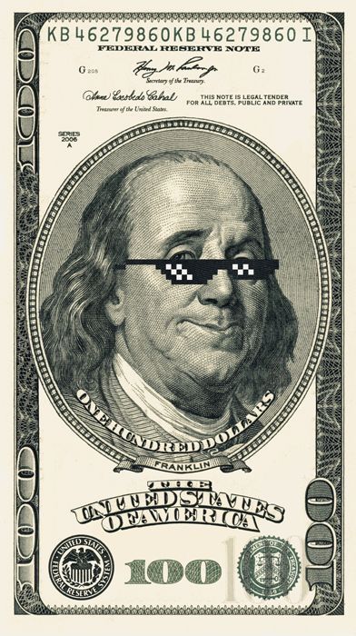Dollar Bill Poster - Funny Meme poster - Wall Art Print (A1/A2/A3/A4) - Doublenightprints