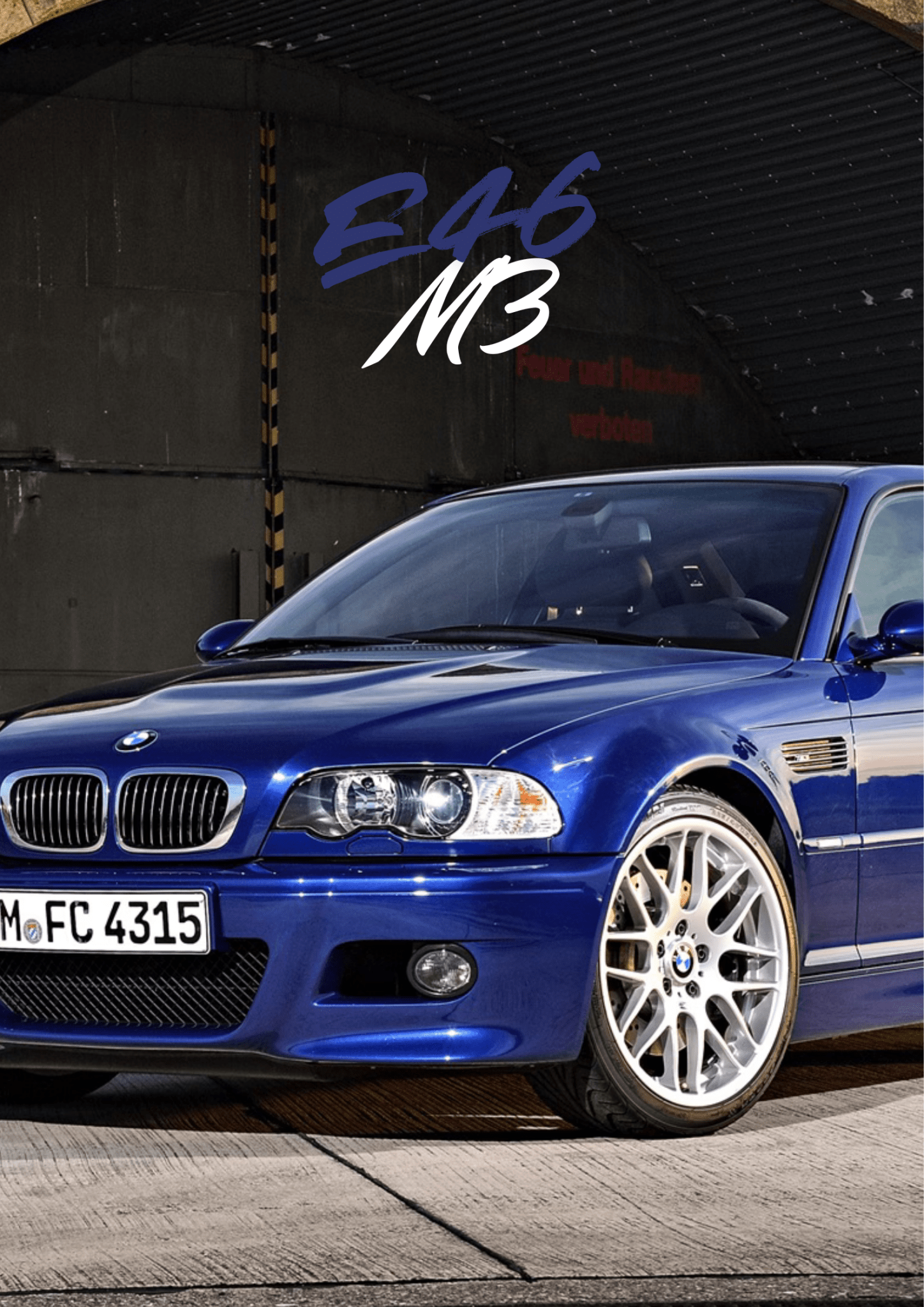 BMW E46 M3 — Automotive Poster - Doublenightprints