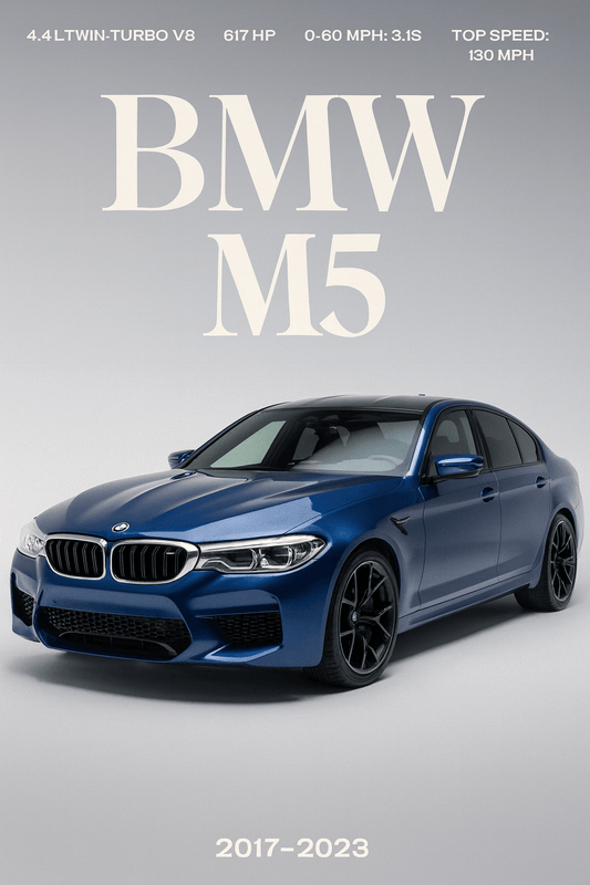 F90 M5 — Studio Poster - Doublenightprints