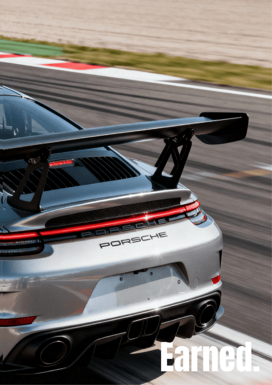 Porsche 911 GT3 RS — Studio Poster - Porsche wall art - Racecar poster - Doublenightprints