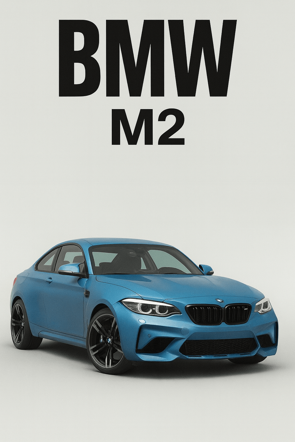 BMW M2 Minimalist Poster - Doublenightprints