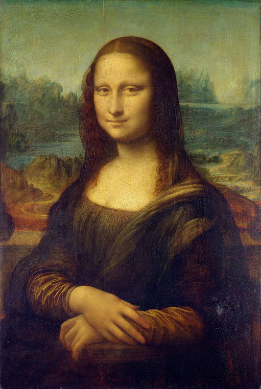 Mona Lisa Poster – Abstract Reproduction Wall Art (A1–A4, Portrait) - Doublenightprints