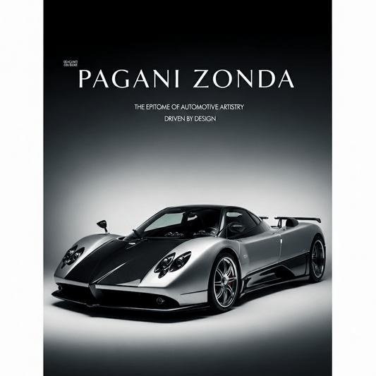 Pagani Zonda — Studio Poster - Doublenightprints