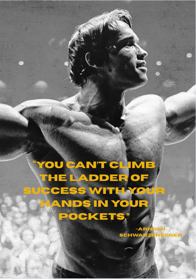 Motivational Poster – “You Can’t Climb the Ladder of Success with Your Hands in Your Pockets” – Inspirational Quote Wall Art - Doublenightprints