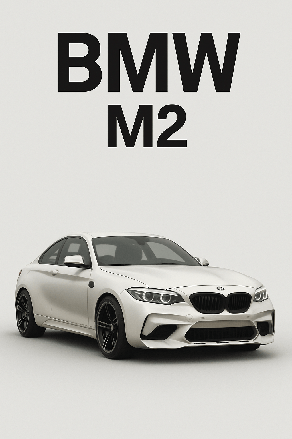BMW M2 Minimalist Poster - Doublenightprints