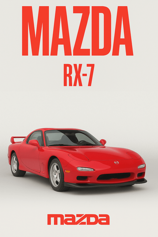 Mazda RX‑7 FD — Studio Poster - Doublenightprints