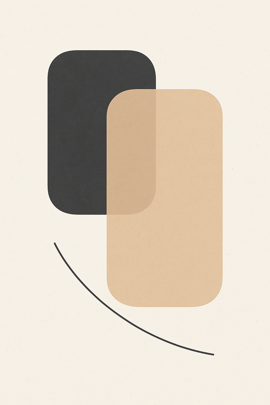 Modern Abstract No. 1 — Overlap - Doublenightprints
