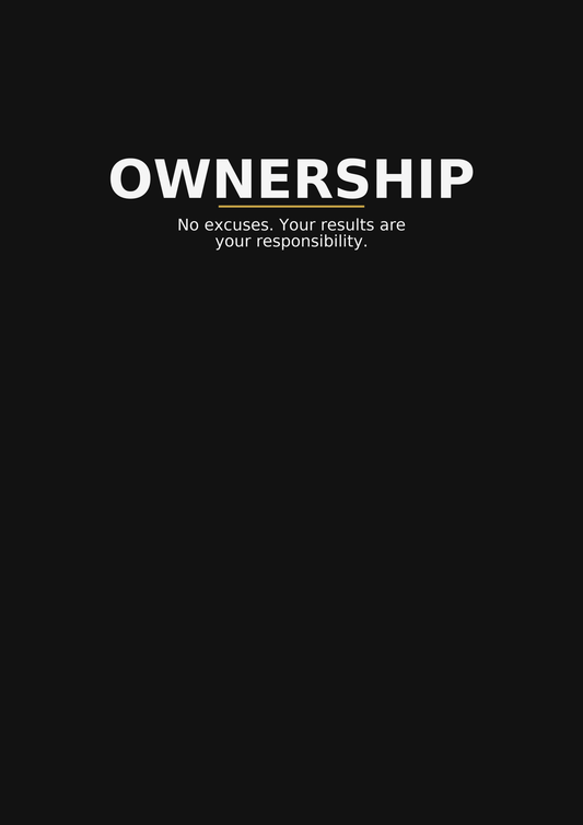 Ownership — Minimal Statement Poster - Doublenightprints